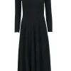 Vince - Black Long Sleeve Midi Dress Sz 0