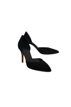 Vince - Black Suede Cut-Out Heels Sz 9.5