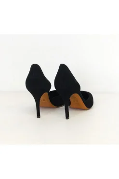 Vince - Black Suede Cut-Out Heels Sz 9.5