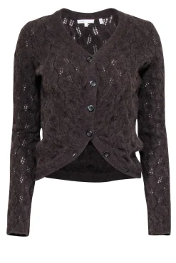 Vince - Brown Alpaca & Cashmere Blend Cardigan Sz M