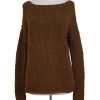 Vince - Brown Open Knit Sweater Sz L