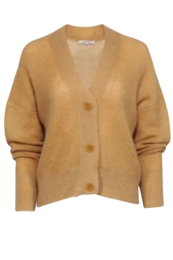 Vince - Camel Mohair Blend Cardigan Sz S