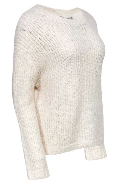 Vince - Cream Knit Sweater Sz M
