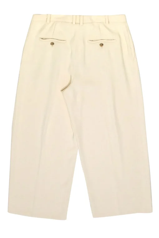Vince - Cream Wide Leg Pleated Dress Pants Sz 10