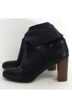 Vince - Dark Navy Leather Booties Sz 11