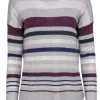 Vince - Grey & Multicolored Wool Blend Striped Sweater Sz XS