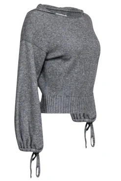 Vince - Grey Cashmere & Wool Hooded Sweater Sz XS
