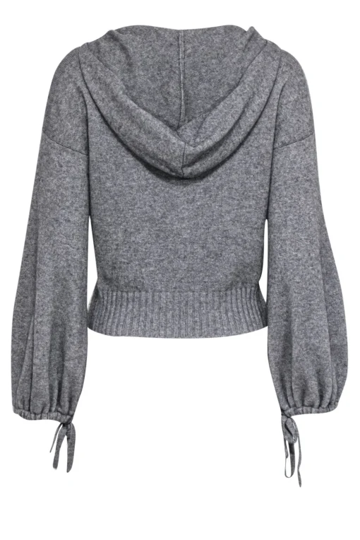 Vince - Grey Cashmere & Wool Hooded Sweater Sz XS