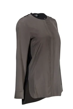 Vince - Grey Long Sleeve Blouse Sz 4