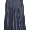Vince - Grey Satin Slip Maxi Skirt Sz 6