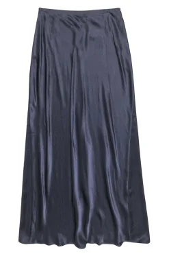 Vince - Grey Satin Slip Maxi Skirt Sz 6
