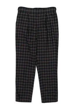 Vince - Grey, Tan, & Black Plaid Dress Pants Sz M