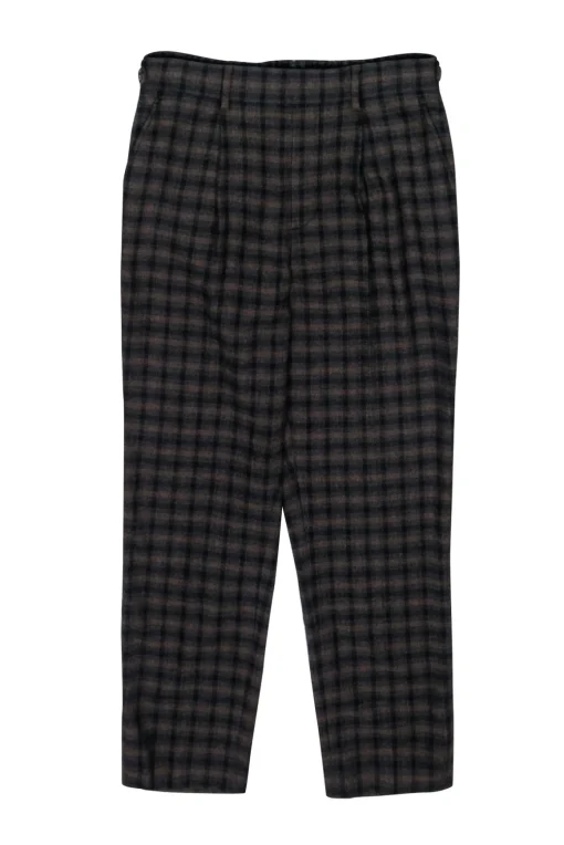 Vince - Grey, Tan, & Black Plaid Dress Pants Sz M