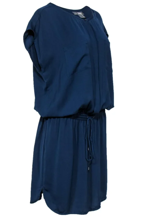 Vince - Navy Drop Waist Dress Sz L