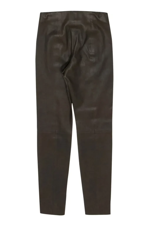 Vince - Olive Green Leather Pants Sz XS