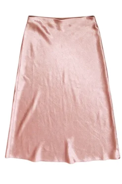 Vince - Peach Satin Midi Slip Skirt Sz M