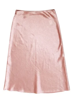 Vince - Peach Satin Midi Slip Skirt Sz M
