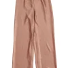 Vince - Rose Gold Textured Pull-On Satin Pants Sz XS