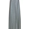Vince - White, Orange & Blue Print Sleeveless Silk Maxi Dress Sz M