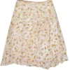 Vince - Yellow Floral Print Midi Skirt Sz 8
