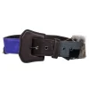 Weekend Max Mara - Brown, black, Purple, & Fur Trim Belt Sz One Size