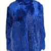 Whistles - Blue "Electric Toscana Sheepskin" Jacket Sz S/M