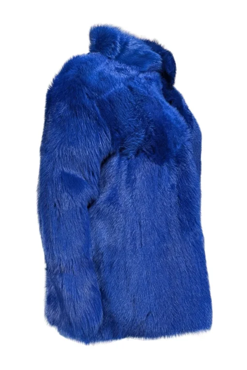 Whistles - Blue "Electric Toscana Sheepskin" Jacket Sz S/M