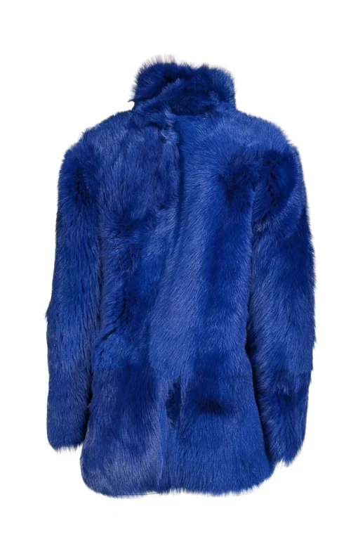 Whistles - Blue "Electric Toscana Sheepskin" Jacket Sz S/M