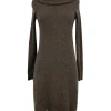 White & Warren - Cashmere Taupe Dress Sz S