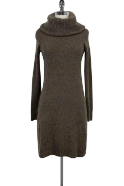 White & Warren - Cashmere Taupe Dress Sz S