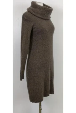 White & Warren - Cashmere Taupe Dress Sz S