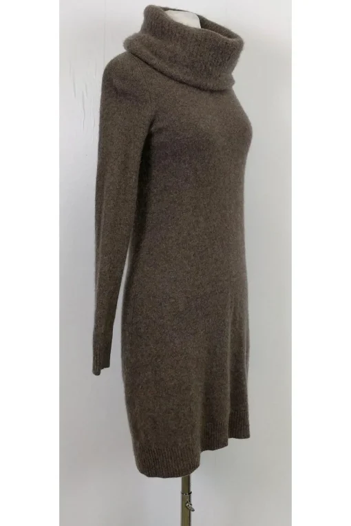 White & Warren - Cashmere Taupe Dress Sz S