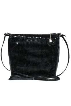 Whiting & Davis - Black Sequin Crossbody