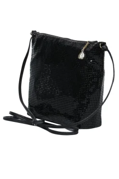 Whiting & Davis - Black Sequin Crossbody