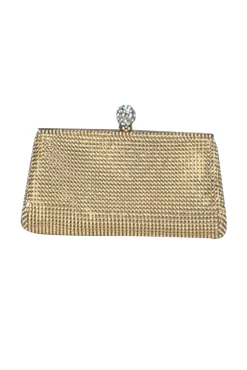 Whiting & Davis - Gold Chain Metal Mini Bag