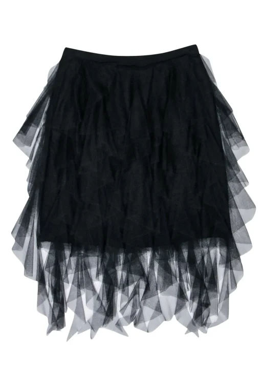Worth New York - Blue Tulle Layered Skirt Sz 4