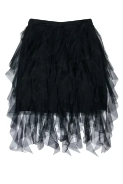 Worth New York - Blue Tulle Layered Skirt Sz 4
