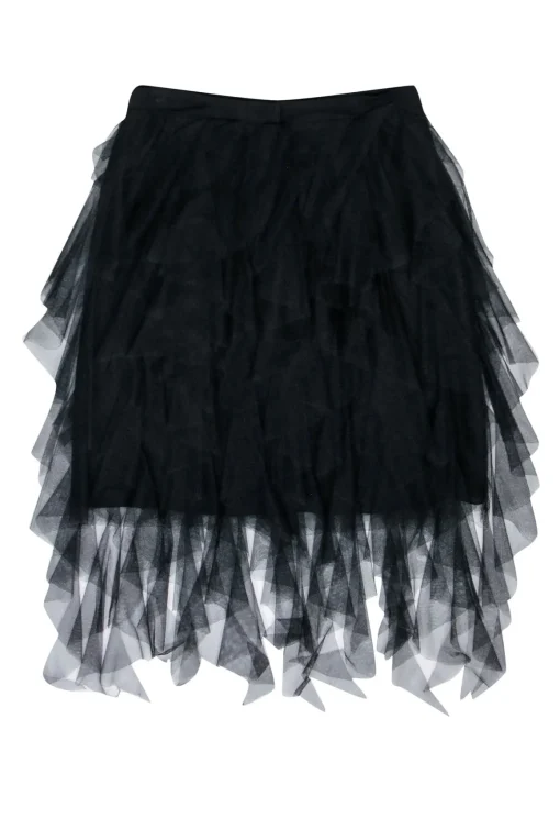 Worth New York - Blue Tulle Layered Skirt Sz 4
