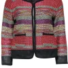Yoana Baraschi - Multicolor Stitched Tweed Jacket Sz 6