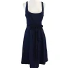 Yoana Baraschi - Navy Floral Embroidered Dress Sz 10