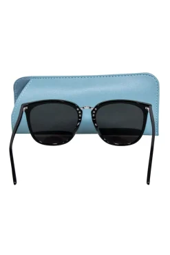 Yves Saint Laurent - Black Thin Frame Sunglasses