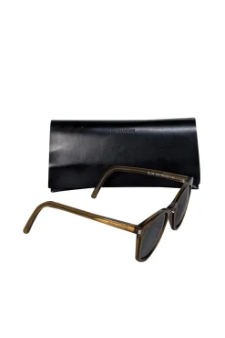 Yves Saint Laurent - Brown Translucent Sunglasses
