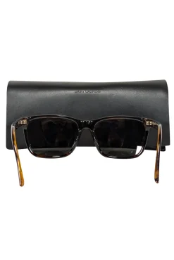 Yves Saint Laurent - Brown Tortoise Square Sunglasses