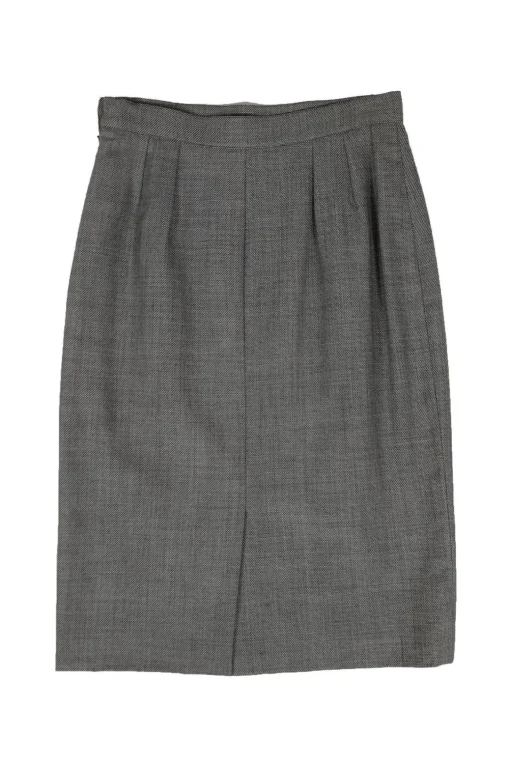 Yves Saint Laurent - Vintage Black & White Skirt Sz 8