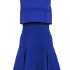 ZAC Zac Posen - Purple Sleeveless Fit & Flare Dress w/ Layered Top Sz 4