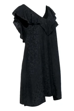 Zadig & Voltaire - Black Cheetah Mini Dress Sz M