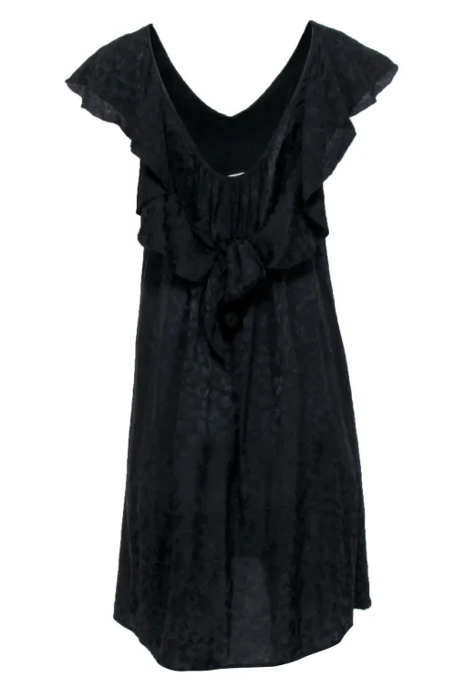 Zadig & Voltaire - Black Cheetah Mini Dress Sz M