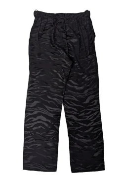 Zadig & Voltaire - Black Zebra Print Silk Straight Leg Pants Sz 10