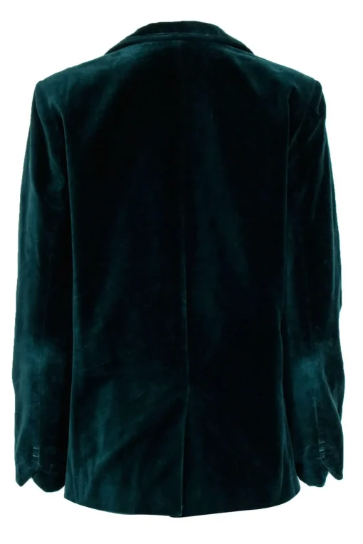 Zadig & Voltaire - Green Velour Blazer Size L Blazer